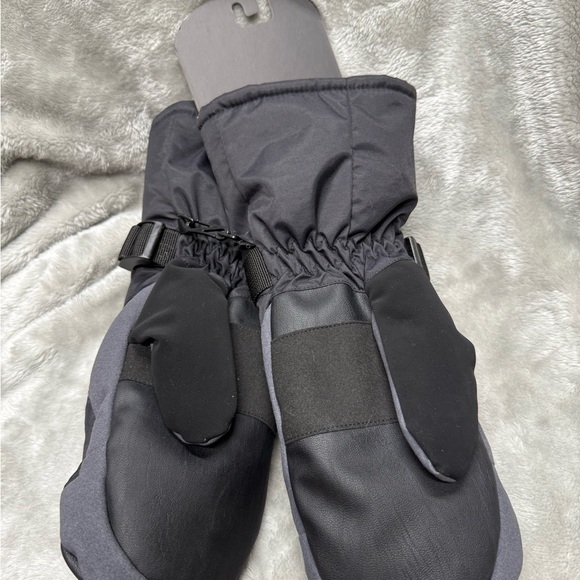 Summit Loft Winter Ski Mittens, Men's XS/S, Black,Waterproof, New - Picture 5 of 8